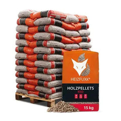 Heizfuxx Holzpellets - Premiumqualität A1 zertifizierter Brennstoff