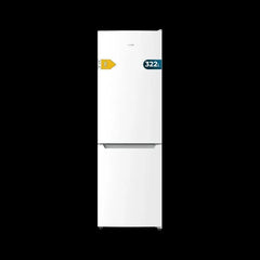 Cecotec Bolero CoolMarket Combi 322 Weiß Kühlschrank: E-Effizienz, No Frost, 322L Kapazität
