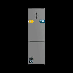 Cecotec Bolero CoolMarket Combi 335 Grey E Kühl-Gefrier-Kombination, 335L, No Frost, Inverter