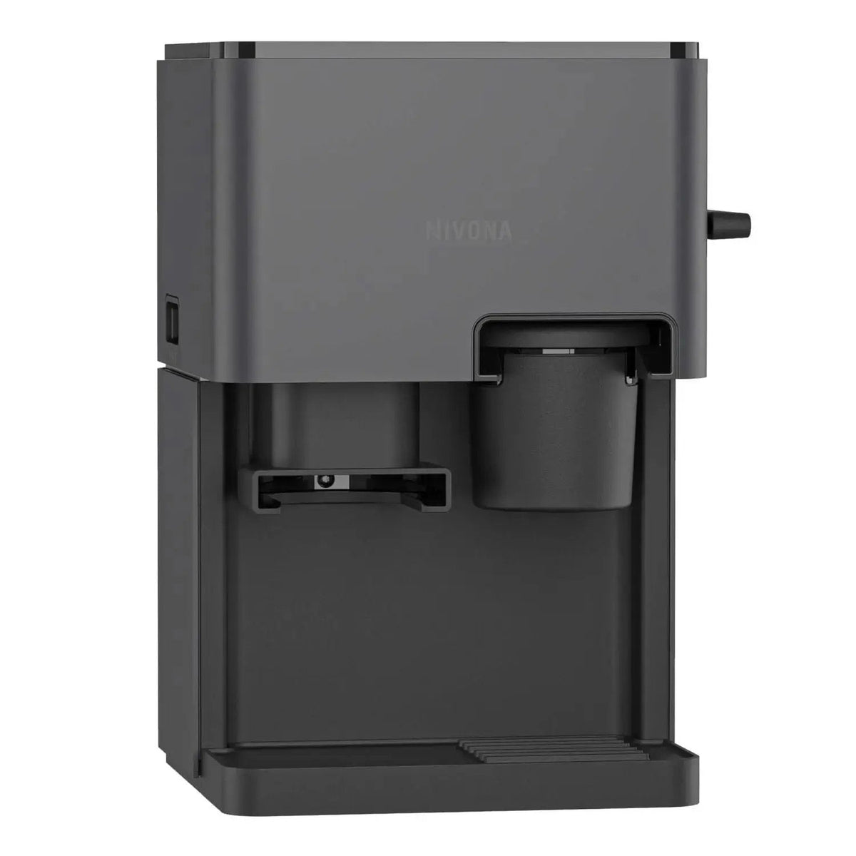 Nivona CUBE 4106 Kaffeevollautomat: Kompakt, mahlfrisch, Touchdisplay, 15 Bar Druck, schwarzgrau