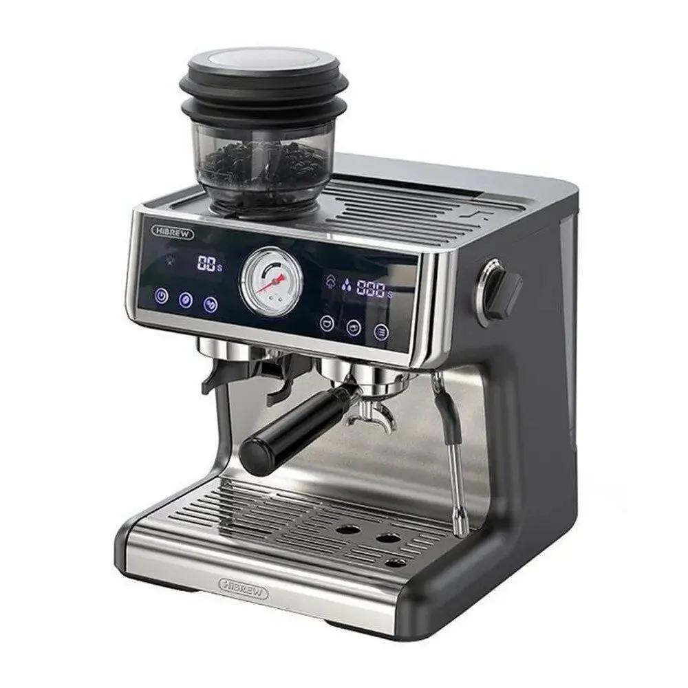 HiBREW H7A Espressomaschine mit 20 Bar Druck, integriertem Mahlwerk, PID-Temperaturregelung