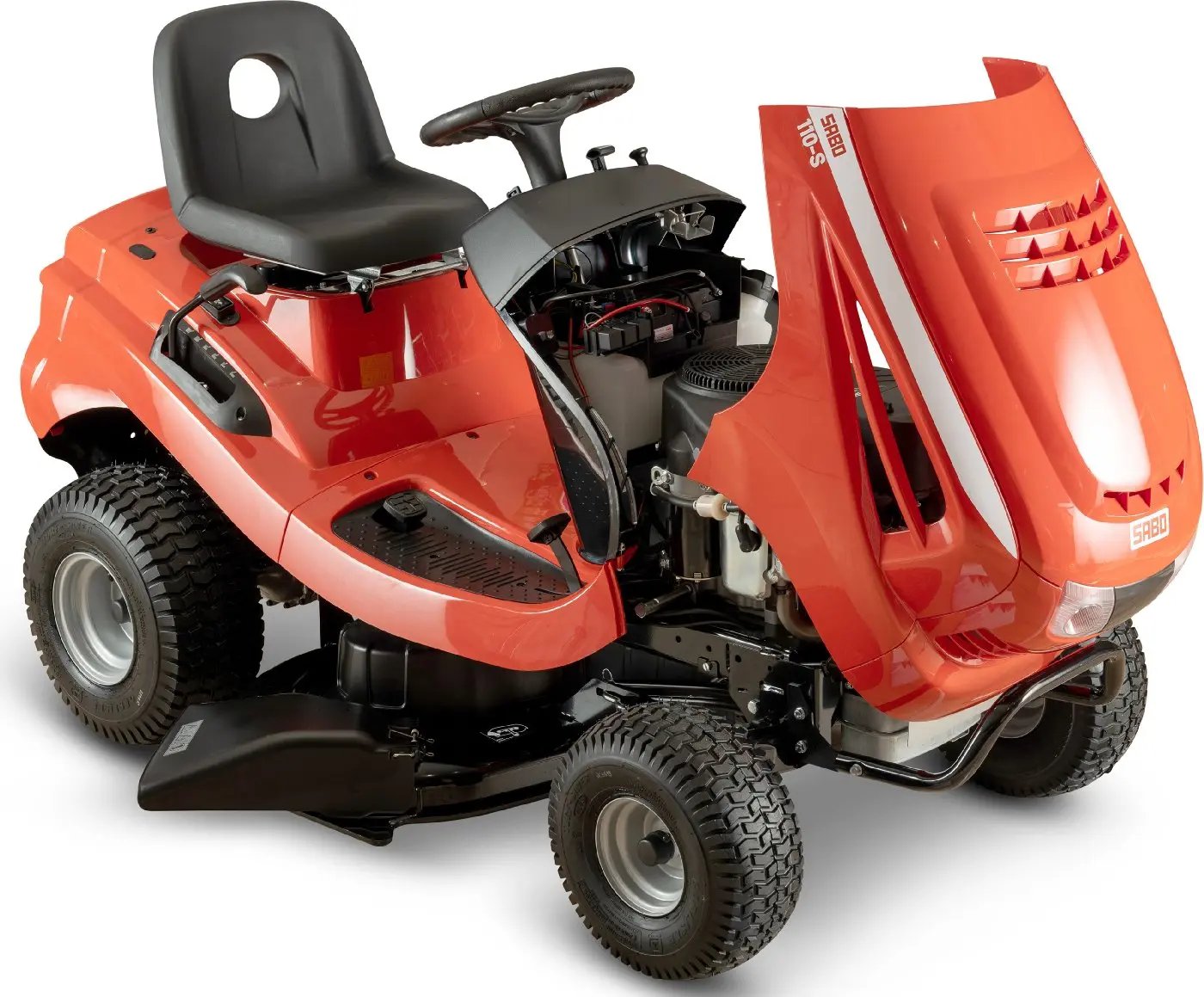 Sabo Rasentraktor 110-S inkl. Mulchkeil - Modell 2025