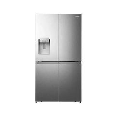 Hisense RQ760N4SASE Inox Smart 4-Türer Kombi-Kühlschrank mit 584L Total No Frost