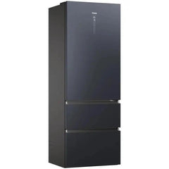 Haier HTW7720ENMB 3-Türiger Inox-Kühlschrank 483L Total No Frost Smart Schwarz