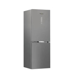 Effizienter Whirlpool WHK26362XP5E Inox Kombi-Kühlschrank: 316L Total No Frost, Leise, Modern